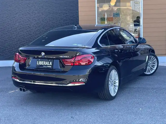 ＢＭＷ ４２０ｉ グランクーペ ラグジュアリー 栃木県 2019(平31)年 1.6万km 黒 ワンオーナー/インテリジェントセーフティ/コンフォートアクセス/パークディスタンスコントロール/黒革シート/パワーシート/シートヒーター/ナビ/フルセグTV/バックカメラ/ミラーETC/LEDヘッドライト/オートライト/ブラインドスポット/パワートランクリッド/ドライブレコーダー/GPSレーダー
