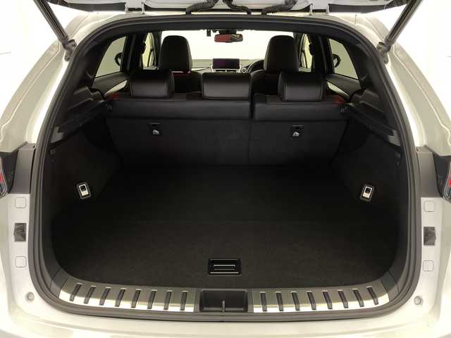 レクサス ＮＸ 300h Fスポーツ 宮崎県 2018(平30)年 4万km ホワイトノーヴァガラスフレーク 純正ナビ(CD/DVD/AM/FM/BT)/衝突軽減ブレーキ/車線逸脱警報/コーナーセンサー/クルーズコントロール/アイドリングストップ/全周囲バックカメラ/ステアリングスイッチ/電動格納ミラー/パワーバックドア/ハンドルヒーター/D/N席　シートヒーター/D/N席　エアーシート/プッシュスターター/電子パーキング/オートホールド/パドルシフト/フロアマット/ETC2.0