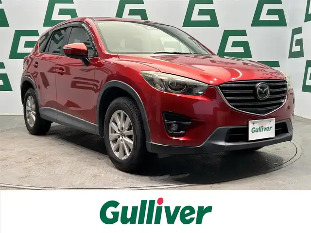 マツダ ＣＸ－５ 20S プロアクティブ 鹿児島県 2016(平28)年 5.7万km ソウルレッドプレミアムメタリック 禁煙車/純正SDナビ/　・Bluetooth/　・CD/DVD/　・フルセグTV/　・USB/　・AM/FM/マツダ・レーダー・クルーズ・コントロール(全車速追従)/レーンキープアシストシステム/スマートブレーキサポート/車線逸脱警報システム/ブラインドスポットモニター/衝突被害軽減ブレーキ/バックカメラ/ETC/ドライブレコーダー/コーナーセンサー/LEDヘッドライト/自動防眩ルームミラー/オートワイパー/ドアバイザー/純正フロアマット/純正アルミホイール/電動格納ミラー/ステアリングリモコン/スマートキー