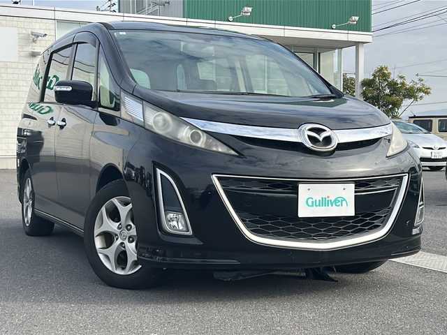 マツダ ビアンテ 20S 香川県 2011(平23)年 9.5万km ブリリアントブラック 純正ナビ（ワンセグTV/CD/DVD)/バックカメラ/ダイナミック・スタビリティ・コントロール/3列シート/両側パワースライドドア/アイドリングストップ/HIDヘッドライト/ETC/スペアキー