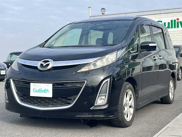 マツダ ビアンテ 20S 香川県 2011(平23)年 9.5万km ブリリアントブラック 純正ナビ（ワンセグTV/CD/DVD)/バックカメラ/ダイナミック・スタビリティ・コントロール/3列シート/両側パワースライドドア/アイドリングストップ/HIDヘッドライト/ETC/スペアキー