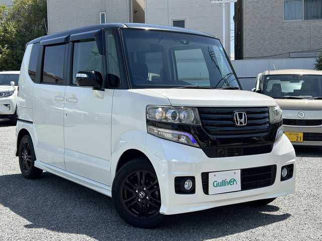 ホンダ Ｎ ＢＯＸ カスタム G Aパッケージ 愛知県 2014(平26)年 3.9万km プレミアムホワイトパール 外部検査実施済み/・あんしんパッケージ//シティブレーキアクティブシステム//サイド/カーテンエアバッグ/・プラズマクラスター搭載オートエアコン/・両側パワースライドドア/・純正メモリーナビ/・TV/BT/・バックカメラ/・ETC/・ステアリングリモコン/・オートLEDヘッドランプ/・純正14インチAW