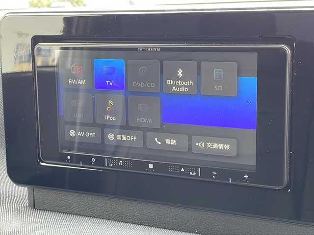 日産 サクラ X 90周年記念車 山口県 2024(令6)年 0.4万km 青 禁煙車/電気自動車/社外SDナビ【AVIC-RW821-D】/　Bluetooth、CD、DVD、FM・AMラジオ、フルセグTV/全方位カメラ/バックカメラ/プロパイロット/ドライブレコーダー/ETC/ステアリングスイッチ/レザーシート/純正フロアマット/純正14インチアルミホイール/プッシュスタート/スマートキー/スペアキー/パーキングアシスト/エマージェンシーブレーキ/先行車発進お知らせ/レーンキープアシスト/盗難防止装置