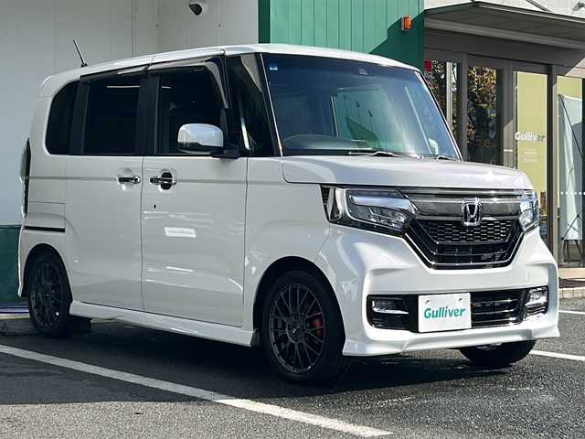 ホンダ Ｎ ＢＯＸ カスタム G EX ターボ ホンダセンシング 京都府 2019(平31)年 8万km プラチナホワイトパール 社外メモリナビ　バックカメラ　ビルトインＥＴＣ　両側パワースライドドア　アダプティブクルーズコントロール　パドルシフト　ＬＥＤヘッドライト　オートライト　プッシュスタート　スペアキー