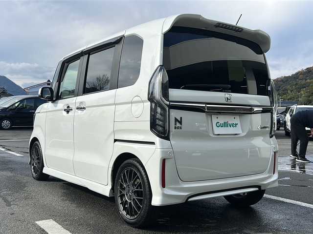 ホンダ Ｎ ＢＯＸ カスタム G EX ターボ ホンダセンシング 京都府 2019(平31)年 8万km プラチナホワイトパール 社外メモリナビ　バックカメラ　ビルトインＥＴＣ　両側パワースライドドア　アダプティブクルーズコントロール　パドルシフト　ＬＥＤヘッドライト　オートライト　プッシュスタート　スペアキー