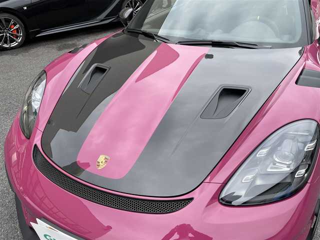 ポルシェ ポルシェ ７１８スパイダー RS 神奈川県 2025(令7)年 0.1万km パープル ヴァイザッハパッケージ/特注カラー：ルービースターネオ/ワンオーナー/サテンネオジム塗装20インチAW/ポルシェセラミックブレーキ(PCCB)/カーボンフロントリッド/フロントリフト/LEDヘッドライト/スポーツクロノパッケージ/PASM/純正フルバケットシート/純正メモリーナビ/純正USB/BT/SD再生/バックモニター/ETC2.0/クルーズコントロール/コーナーセンサー/キーレス×2/アイドリングストップ/純正フロアマット/保証書・取説あり