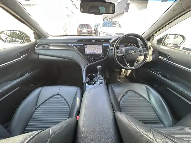 トヨタ カムリ WS 愛知県 2019(平31)年 9.6万km アティチュードブラックマイカ ワンオーナー/純正ナビ/BT/フルセグTV/CD/DVD/バックカメラ/前後クリアランスソナー/ETC/クルーズコントロール/ハーフレザーシート/パワーシート/パワーバックドア/モデリスタ17インチアルミホイール/ToyotaSafetySense/PCS　プリクラッシュセーフティ/LDA　レーンディパーチャーアラート/レーダークルーズコントロール/BSM　ブラインドスポットモニター/パドルシフト/オートハイビーム
