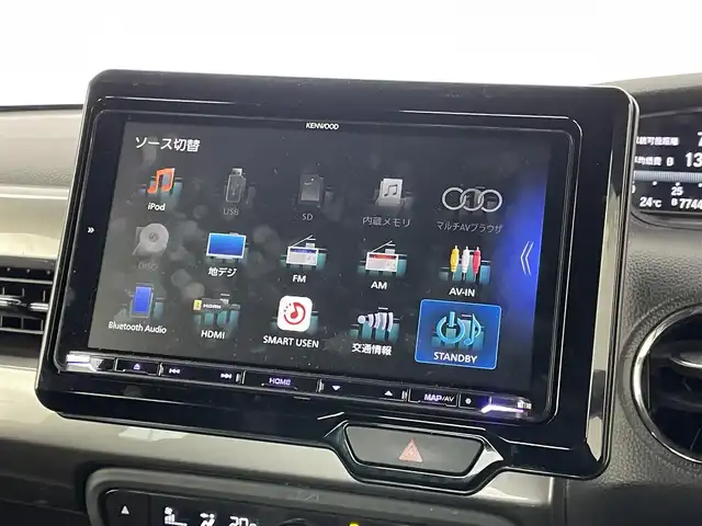 ホンダ Ｎ ＢＯＸ カスタム L ターボ スタイル+ブラック 埼玉県 2022(令4)年 2.8万km プラチナホワイトパール 社外９インチナビ　バックカメラ　シートヒーター　両側パワースライドドア　ホンダセンシング　アダプティブクルーズコントロール　ＬＥＤヘッドライト　スマートキー　ＥＴＣ　地デジＴＶ　オートライト