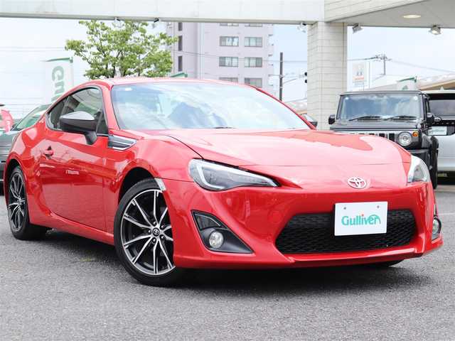 トヨタ ８６ G 神奈川県 2012(平24)年 7.9万km ライトニングレッド 社外LEDヘッドライト /シーケルシャルターンランプ/5ZIGEN2本出しマフラー /TEIN車高調/ETC/メモリナビ/フルセグテレビ/バックカメラ/保証書/取扱説明書/ナビ取説/スペアスマートキー×1本