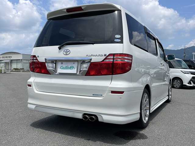 トヨタ アルファード Ｇ MZ Gエディション 山梨県 2006(平18)年 15.5万km ホワイトパールマイカ 純正ＨＤＤナビ　/フリップダウン　/ＣＤ／ＭＤ　/純正ビルトインＥＴＣ　/運転席パワーシート　/電動リアゲート　/サンルーフ　/両側パワースライドドア　/前後コーナーセンサー　/オートライト　/盗難防止装置/バックカメラ/ウォークスルー/三列シート/純正フロアマット/レーンキープアシスト