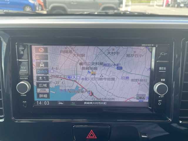 日産 デイズ ルークス ハイウェイスター Xターボ 石川県 2019(令1)年 5.7万km ブラック ワンオーナー/純正メモリーナビ/CD/DVD/BT/フルセグTV/アラウンドビューモニター/エマージェンシーブレーキ/左側パワースライドドア/純正ナビ連動ドライブレコーダー/オートマチックハイビーム/LEDヘッドライト/コーナーセンサー/スマートキー×2