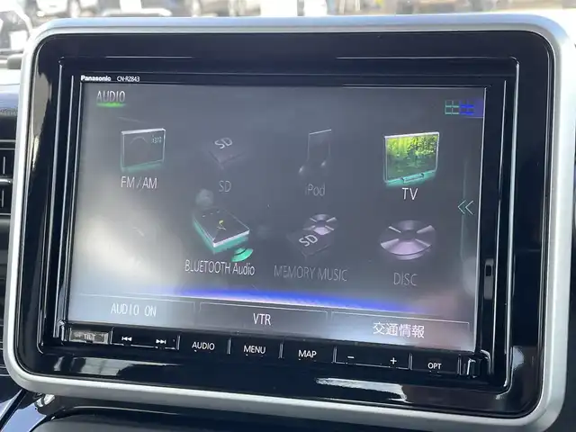 スズキ スペーシア カスタム HYBRID XS ターボ 宮崎県 2019(令1)年 3.8万km ムーンライトバイオレットPM 純正8型ナビ/フルセグTV/両側パワースライドドア/バックカメラ/ビルトインETC/ドライブレコーダー/クルーズコントロール/パーキングセンサー/セーフティサポート/・デュアルセンサーブレーキサポート/・後退時ブレーキサポート/・前後誤発進抑制機能/・車線逸脱警報機能/・ふらつき警報機能/・先行車発進お知らせ機能/・ハイビームアシスト/IC付ターボ/LEDヘッドランプ/本革巻きステアリング/パドルシフト/合皮/ファブリックコンビシート/運転席シートヒーター/純正15インチアルミホイール/キーレスプッシュスタートシステム/禁煙車