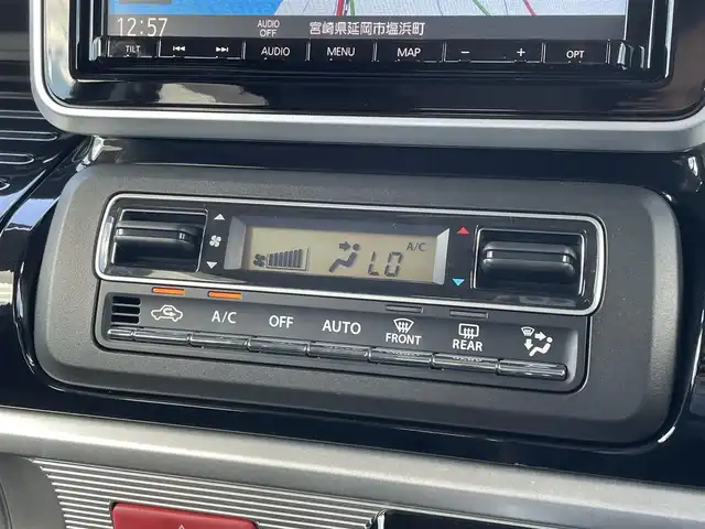 スズキ スペーシア カスタム HYBRID XS ターボ 宮崎県 2019(令1)年 3.8万km ムーンライトバイオレットPM 純正8型ナビ/フルセグTV/両側パワースライドドア/バックカメラ/ビルトインETC/ドライブレコーダー/クルーズコントロール/パーキングセンサー/セーフティサポート/・デュアルセンサーブレーキサポート/・後退時ブレーキサポート/・前後誤発進抑制機能/・車線逸脱警報機能/・ふらつき警報機能/・先行車発進お知らせ機能/・ハイビームアシスト/IC付ターボ/LEDヘッドランプ/本革巻きステアリング/パドルシフト/合皮/ファブリックコンビシート/運転席シートヒーター/純正15インチアルミホイール/キーレスプッシュスタートシステム/禁煙車