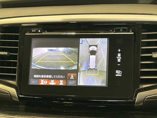 ホンダ オデッセイ アブソルート EX 栃木県 2014(平26)年 6.2万km プレミアムヴィーナスブラックP 純正フリップモニター/純正HDDナビ/　フルセグTV/HDMI/Bluetooth/DISC/あんしんパッケージ/・シティブレーキアクティブシステム/・1列目シート用i-サイドエアバッグシステム/・サイドカーテンエアバッグシステム/コンフォートビューパッケージ/黒革ハーフレザーシート/全周囲カメラ/クルーズコントロール/パドルシフト/両側パワースライドドア/ブラインドスポットモニター/ETC/AUTOライト/LEDヘッドライト/LEDルームランプ/純正フロアマット/純正ドアバイザー