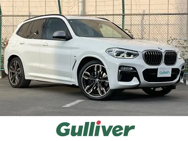 ＢＭＷ Ｘ３ M40d 東京都 2019(令1)年 6.6万km アルピンホワイトⅢ ４WD/ハイラインＰＫＧ/パノラマＳＲ/茶革/Ｒシートヒーター/Ｍスポーツブレーキ/18インチスタッドレスケレナーズAW（24年製）/メーカーナビ/ＢＭＷＨＵＤ/Ｍ４０ｄ専用デザインエレメント/アンビエントライト/パーキングアシストプラス/ドライビングアシストプラス/ハイマウント・ブレーキ・ライト（LED）/アダプティブ・ヘッドライト/自動防眩ドア・ミラー/ETC2.0/アイドリングストップ/スペアキー