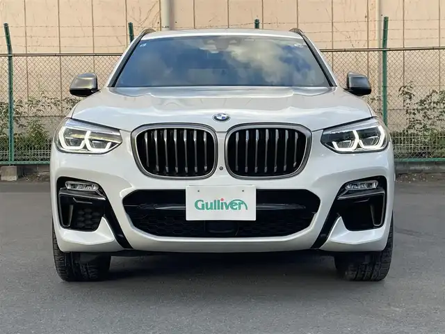 ＢＭＷ Ｘ３ M40d 東京都 2019(令1)年 6.6万km アルピンホワイトⅢ ４WD/ハイラインＰＫＧ/パノラマＳＲ/茶革/Ｒシートヒーター/Ｍスポーツブレーキ/18インチスタッドレスケレナーズAW（24年製）/メーカーナビ/ＢＭＷＨＵＤ/Ｍ４０ｄ専用デザインエレメント/アンビエントライト/パーキングアシストプラス/ドライビングアシストプラス/ハイマウント・ブレーキ・ライト（LED）/アダプティブ・ヘッドライト/自動防眩ドア・ミラー/ETC2.0/アイドリングストップ/スペアキー