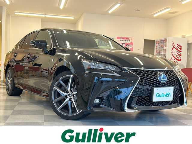 レクサス ＧＳ 300h Fスポーツ 岐阜県 2017(平29)年 13万km ブラック セーフティセンス/黒革シート/純正ナビ/バックカメラ/シートヒーター/ベンチレーションシート/シートメモリー/前後ドライブレコーダー/ブラインドスポットモニター/ビルトインETC