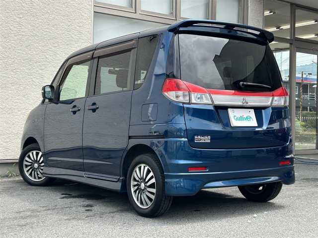 三菱 デリカＤ：２ S 大阪府 2012(平24)年 8.5万km グレースブルーパールメタリック 社外SDナビ/（フルセグ/BT/CD/DVD）/両側パワースライドドア/プッシュスタート/前後ドライブレコーダー/純正14インチAW/ETC/オートライト/フロアマット/保証書/取扱説明書/スペアキー　有