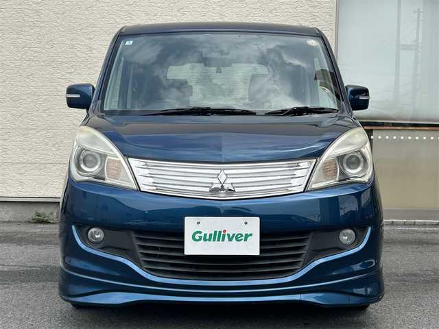 三菱 デリカＤ：２ S 大阪府 2012(平24)年 8.5万km グレースブルーパールメタリック 社外SDナビ/（フルセグ/BT/CD/DVD）/両側パワースライドドア/プッシュスタート/前後ドライブレコーダー/純正14インチAW/ETC/オートライト/フロアマット/保証書/取扱説明書/スペアキー　有