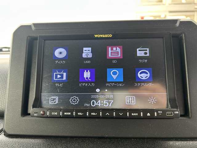 スズキ ジムニー XC 埼玉県 2021(令3)年 3.4万km ブルーイッシュブラックパール3 4WD/社外ナビ/（ワンセグTV/BT/CD/DVD/FM）/バックカメラ/クルーズコントロール/両側シートヒーター/スマートスペアキー×1/プッシュスタート/純正フロアマット/オートLEDライト/純正16インチAW/背面タイヤあり/ダウンヒルアシストコントロール/車線逸脱警報/ウィンカーミラー/シガーソケット/車両取扱説明書/保証書
