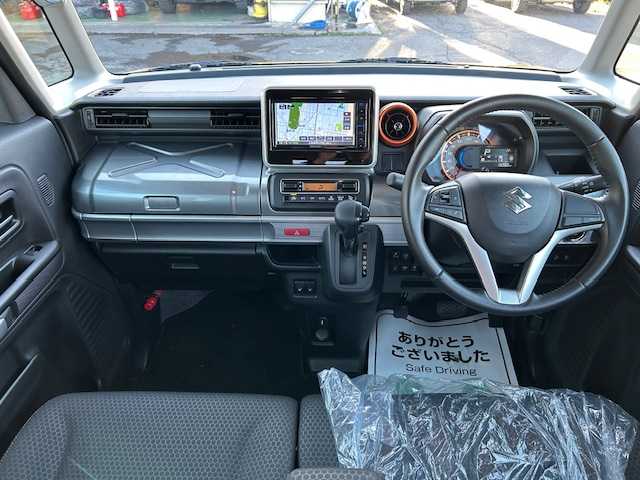 スズキ スペーシア ギア HYBRID XZ 道央・札幌 2019(令1)年 3.8万km アクティブイエロー/ガンメタリック2トーン /4WD//ワンオーナー//寒冷地仕様//社外メモリーナビ/  (DVD/CD/BT/ラジオ/フルセグ)//バックカメラ//衝突軽減ブレーキ//レーンキープアシスト//コーナーセンサー//アイドリングストップ//両側パワースライドドア//前席シートヒーター//革巻きステアリング//ステアリングリモコン//横滑り防止装置//ETC//LEDヘッドライト//フォグライト//オートライト//ウィンカーミラー//電動格納ミラー//ルーフレール//純正フロアマット//純正ドアバイザー//USBソケット//スマートキー//エンジンプッシュスタート//スペアキー//取扱説明書//保証書//ナビ取説