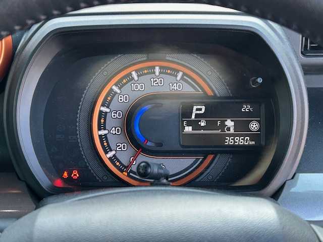 スズキ スペーシア ギア HYBRID XZ 道央・札幌 2019(令1)年 3.8万km アクティブイエロー/ガンメタリック2トーン /4WD//ワンオーナー//寒冷地仕様//社外メモリーナビ/  (DVD/CD/BT/ラジオ/フルセグ)//バックカメラ//衝突軽減ブレーキ//レーンキープアシスト//コーナーセンサー//アイドリングストップ//両側パワースライドドア//前席シートヒーター//革巻きステアリング//ステアリングリモコン//横滑り防止装置//ETC//LEDヘッドライト//フォグライト//オートライト//ウィンカーミラー//電動格納ミラー//ルーフレール//純正フロアマット//純正ドアバイザー//USBソケット//スマートキー//エンジンプッシュスタート//スペアキー//取扱説明書//保証書//ナビ取説