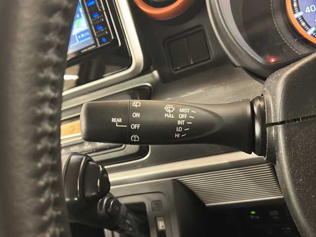 スズキ スペーシア ギア HYBRID XZ 道央・札幌 2019(令1)年 3.8万km アクティブイエロー/ガンメタリック2トーン /4WD//ワンオーナー//寒冷地仕様//社外メモリーナビ/  (DVD/CD/BT/ラジオ/フルセグ)//バックカメラ//衝突軽減ブレーキ//レーンキープアシスト//コーナーセンサー//アイドリングストップ//両側パワースライドドア//前席シートヒーター//革巻きステアリング//ステアリングリモコン//横滑り防止装置//ETC//LEDヘッドライト//フォグライト//オートライト//ウィンカーミラー//電動格納ミラー//ルーフレール//純正フロアマット//純正ドアバイザー//USBソケット//スマートキー//エンジンプッシュスタート//スペアキー//取扱説明書//保証書//ナビ取説