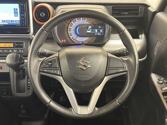 スズキ スペーシア ギア HYBRID XZ 道央・札幌 2019(令1)年 3.8万km アクティブイエロー/ガンメタリック2トーン /4WD//ワンオーナー//寒冷地仕様//社外メモリーナビ/  (DVD/CD/BT/ラジオ/フルセグ)//バックカメラ//衝突軽減ブレーキ//レーンキープアシスト//コーナーセンサー//アイドリングストップ//両側パワースライドドア//前席シートヒーター//革巻きステアリング//ステアリングリモコン//横滑り防止装置//ETC//LEDヘッドライト//フォグライト//オートライト//ウィンカーミラー//電動格納ミラー//ルーフレール//純正フロアマット//純正ドアバイザー//USBソケット//スマートキー//エンジンプッシュスタート//スペアキー//取扱説明書//保証書//ナビ取説