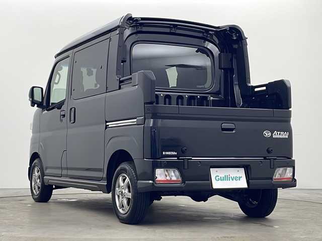 ダイハツ アトレー バン デッキバン 秋田県 2022(令4)年 2.5万km ブラックマイカメタリック ４ＷＤ/社外ディスプレイオーディオ/　(AM/FM/CD/DVD/Bluetooth)/バックカメラ/アダプティブクルーズコントロール/両側パワースライドドア/オートライト/ＬＥＤヘッドライト/社外フロアマット/社外エンジンスターター/プッシュスタート/スマートキー/スペアキー/前後ドライブレコーダー/ＥＴＣ