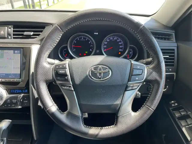 トヨタ マークＸ 250RDS 愛知県 2017(平29)年 5.9万km ホワイトパールクリスタルシャイン アルパインナビ/フルセグTV/Bluetooth接続/バックモニター/トヨタセーフティセンス/プリクラッシュセーフティ/レーンディパーチャーアラート/オートマチックハイビーム/レーダークルーズコントロール/電動パワーシート/コーナーセンサー/純正アルミホイール/純正LEDヘッドライト/パドルシフト/ドライブレコーダー/ETC/ステアリングスイッチ/スマートキー/プッシュスタート