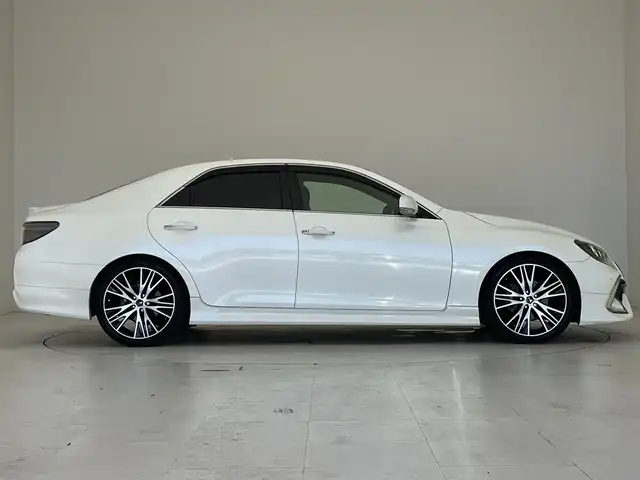 トヨタ マークＸ 250RDS 愛知県 2017(平29)年 5.9万km ホワイトパールクリスタルシャイン アルパインナビ/フルセグTV/Bluetooth接続/バックモニター/トヨタセーフティセンス/プリクラッシュセーフティ/レーンディパーチャーアラート/オートマチックハイビーム/レーダークルーズコントロール/電動パワーシート/コーナーセンサー/純正アルミホイール/純正LEDヘッドライト/パドルシフト/ドライブレコーダー/ETC/ステアリングスイッチ/スマートキー/プッシュスタート