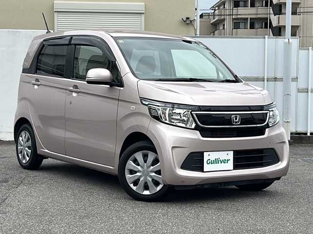ホンダ Ｎ ＷＧＮ G 愛知県 2014(平26)年 3.7万km チェリーシェルピンクメタリック /ワンオーナー//純正メモリナビ//AM/FM/CD/USB/iPod/SD/AUX//バックカメラ//横滑り防止装置//ECONスイッチ//ヘッドライトレベライザー//ステアスイッチ//プッシュスタート//リアワイパー//純正フロアマット//純正ハロゲンライト//ドアバイザー//イモビライザー//冬タイヤ//スマートキー//スペアキー1本//取扱説明書//保証書
