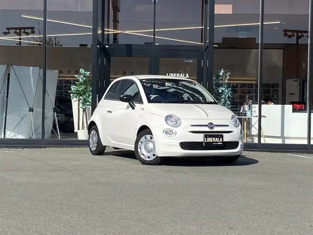 フィアット ５００ 1．2 カルト 福岡県 2021(令3)年 2万km ボサノバホワイト ・クルーズコントロール/・純正ディスプレイオーディオ／Ｂｌｕｅｔｏｏｔｈ／ＵＳＢ/carplay/・純正ドライブレコーダー/・パドルシフト/・フロントフォグランプ/・リモコンキー/・取扱説明書