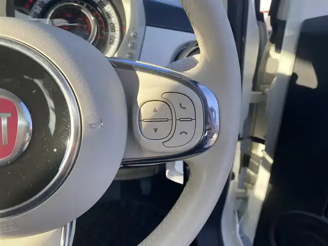 フィアット ５００ 1．2 カルト 福岡県 2021(令3)年 2万km ボサノバホワイト ・クルーズコントロール/・純正ディスプレイオーディオ／Ｂｌｕｅｔｏｏｔｈ／ＵＳＢ/carplay/・純正ドライブレコーダー/・パドルシフト/・フロントフォグランプ/・リモコンキー/・取扱説明書