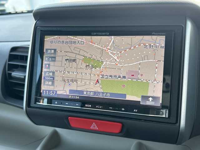 ホンダ Ｎ ＢＯＸ G Lパッケージ 東京都 2013(平25)年 2万km プレミアムブロンズパール 4WD/社外メモリナビ/・TV/CD/SD/横滑り防止装置/盗難防止装置/ETC/ドアバイザー/パワースライドドア/14インチ純正アルミホイール/チップアップシート/スペアキー1本/プッシュスタート/取扱説明書/スペアキー1本