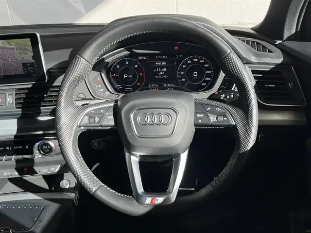 アウディ Ｑ５ 40TDIクワトロ スポーツ 山形県 2020(令2)年 2.3万km デイトナグレーパールエフェクト 純正ＨＤＤナビ　/フルセグＴＶ　/ETC2.0 /Bluetooth/USB/AUX/SD/CD/DVD/運転席/助手席パワーシート　/運転席/助手席シートヒーター　/ハーフレザーシート　/ルーフレール　/電動リアゲート　/ACC