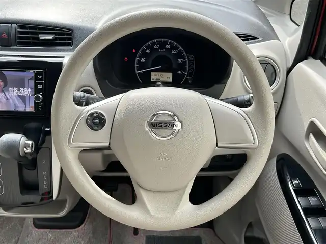 日産 デイズ X 愛知県 2018(平30)年 3.1万km スパークリングレッドM ワンオーナー/純SDナビテレビ/フルセグテレビ/パノラマビューカメラ/スマートキー/エマージェンシーフレーキ/ETC