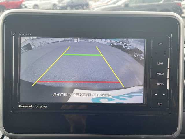 スズキ スペーシア カスタム HYBRID XS 山口県 2021(令3)年 1.6万km ブルーイッシュブラックパール3 禁煙車/社外メモリナビ/(CD/DVD/Bluetooth/フルセグTV)/バックカメラ/ドライブレコーダー(前方のみ)/両側パワースライドドア/衝突軽減ブレーキ/レーンキープアシスト/レーダークルーズコントロール/コーナーセンサー/ハーフレザーシート/D席シートヒーター/レザー調シートカバー/ステアリングスイッチ/アイドリングストップ/オートライト/LEDヘッドランプ/フォグランプ/プッシュスタート/スマートキー×２/純正アルミホイール/純正フロアマット/後席サンシェード/取扱説明書/保証書/記録簿