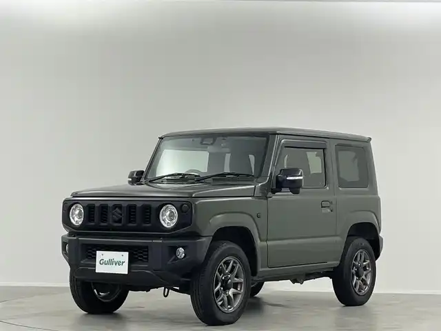 スズキ ジムニー XC 福島県 2018(平30)年 3.7万km ジャングルグリーン 純正8型ナビ バックカメラ Bluetooth フルセグTV クルーズコントロール シートヒーター ビルトインETC オートハイビーム レーンアシスト 衝突軽減システム スペアキー ダウンヒルアシスト