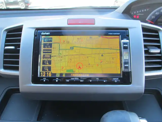 ホンダ フリード GH 千葉県 2012(平24)年 8.4万km プレミアムブラキッシュパール ワンオーナー/純正ナビ、ワンセグTV/バックカメラ/純正オーディオ【DVD/CD/SD】/片側パワースライドドア/HIDヘッドライト&ハロゲンフォグ/横滑り防止装置/Modulo14インチアルミホイール/社外前後ドライブレコーダー/ETC/スペアキー/取扱説明書/新車時保証書