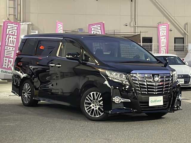 トヨタ アルファード S Cパッケージ 愛知県 2017(平29)年 10.8万km ブラック /禁煙//ALPINE11型ナビ//ALPINEフリップダウンモニター//フルセグ//CD/DVD/SD/USB/BT/AUX/HDMI/AM/FM//バックカメラ//ビルトインETC//デジタルルームミラー/ドライブレコーダー機能付き//AC100V//ハーフレザー//メモリ付きパワーシート//両側パワースライドドア//パワーバックドア//ウッドコンビステアリング//ステアリングスイッチ//ステアリングヒーター//MTモード付AT//LEDオートライト//フォグランプ//クルーズコントロール//クリアランスソナー//ECOモード//nanoe//オートリトラウィンカーミラー//電子パーキング//オートブレーキホールド//スマートキー//プッシュスタート//純正フロアマット//純正ドアバイザー//保証書//取説//記録簿//スペアキー