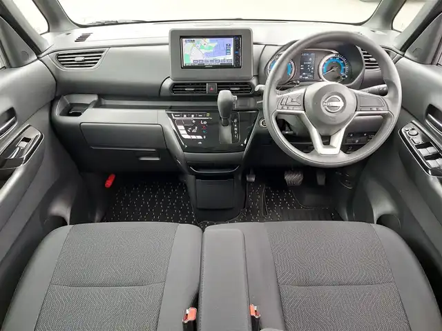 日産 ルークス ハイウェイスター X 東京都 2024(令6)年 0.8万km ブラック 社外ナビ/ワンセグ/アラウンドビューモニター/ビルトインETC/ドライブレコーダー/パワースライドドア/衝突軽減システム/レーンキープアシスト/コーナーセンサー/LEDヘッドライト/スマートキー