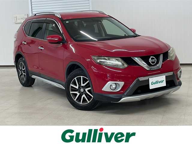 日産 エクストレイル 20X エクストリーマーX Eブレーキ 熊本県 2014(平26)年 9.4万km バーニングレッド 純正ＳＤナビ（ラジオ/ＢＴ/ＣＤ/ＤＶＤ/フルセグ）/ＥＴＣ/バックカメラ/4WD/Ｄ・Ｎ席シートヒーター/アルパインツイーター/レザーシート/プッシュスタート/横滑り防止装置/衝突軽減システム/レーンキープアシスト/純正フロアマット/前後コーナーセンサー/ルーフレール/ドアバイザー