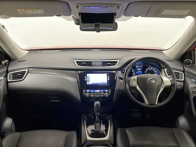 日産 エクストレイル 20X エクストリーマーX Eブレーキ 熊本県 2014(平26)年 9.4万km バーニングレッド 純正ＳＤナビ（ラジオ/ＢＴ/ＣＤ/ＤＶＤ/フルセグ）/ＥＴＣ/バックカメラ/4WD/Ｄ・Ｎ席シートヒーター/アルパインツイーター/レザーシート/プッシュスタート/横滑り防止装置/衝突軽減システム/レーンキープアシスト/純正フロアマット/前後コーナーセンサー/ルーフレール/ドアバイザー
