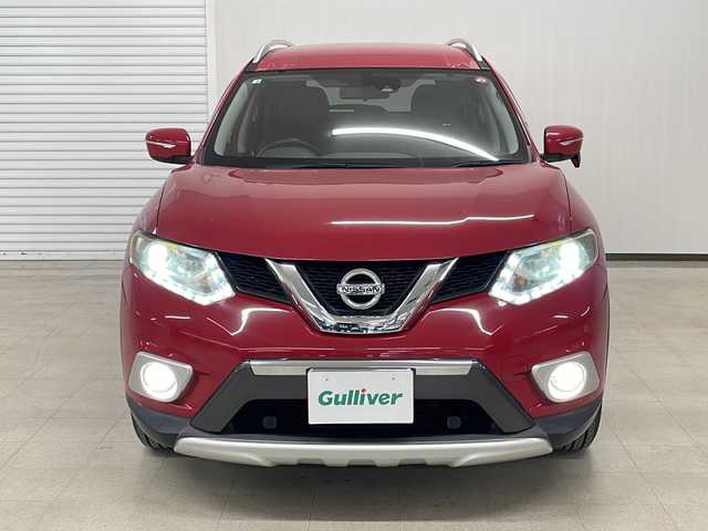 日産 エクストレイル 20X エクストリーマーX Eブレーキ 熊本県 2014(平26)年 9.4万km バーニングレッド 純正ＳＤナビ（ラジオ/ＢＴ/ＣＤ/ＤＶＤ/フルセグ）/ＥＴＣ/バックカメラ/4WD/Ｄ・Ｎ席シートヒーター/アルパインツイーター/レザーシート/プッシュスタート/横滑り防止装置/衝突軽減システム/レーンキープアシスト/純正フロアマット/前後コーナーセンサー/ルーフレール/ドアバイザー