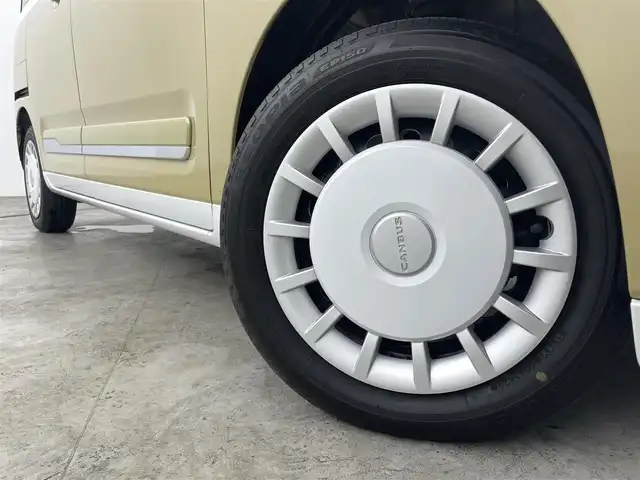 ダイハツ ムーヴ キャンバス ストライプス G 福島県 2022(令4)年 1.8万km シャイニングホワイトパール/サンドベージュメタリック スマートアシスト　/・衝突軽減/・車線逸脱警報/・オートマチックハイビーム/・コーナーセンサー/バックカメラ　/両側パワースライドドア　/社外ディスプレイオーディオ　/ステアリングスイッチ　/・革巻きステアリング/・チルトステアリング/・革巻きステアリング/シートヒーター　/プッシュスタート/・スマートキー　/オートライト　/・ＬＥＤライト　/・フォグライト/電子パーキング/・ブレーキホールド/