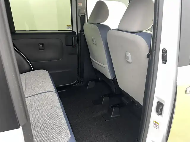 ダイハツ ムーヴ キャンバス ストライプス G 福島県 2022(令4)年 1.8万km シャイニングホワイトパール/サンドベージュメタリック スマートアシスト　/・衝突軽減/・車線逸脱警報/・オートマチックハイビーム/・コーナーセンサー/バックカメラ　/両側パワースライドドア　/社外ディスプレイオーディオ　/ステアリングスイッチ　/・革巻きステアリング/・チルトステアリング/・革巻きステアリング/シートヒーター　/プッシュスタート/・スマートキー　/オートライト　/・ＬＥＤライト　/・フォグライト/電子パーキング/・ブレーキホールド/
