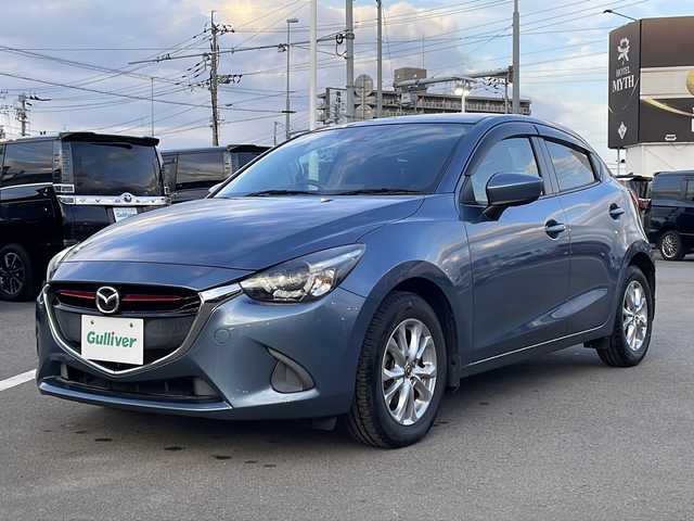 マツダ デミオ XD 徳島県 2016(平28)年 2.7万km ブルーリフレックスマイカ 純正ナビ/（BT/DISC/USB/フルセグ）/バックカメラ/純正フロアマット/LEDヘッドライト/ETC/D/N席シートヒーター/前方ドライブレコーダー/クルーズコントロール/アイドリングストップ/スマートキー/スペアキー/プッシュスタート