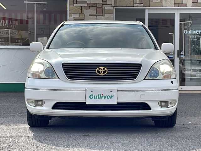 トヨタ セルシオ Cタイプ 徳島県 2002(平14)年 9.2万km 白 サンルーフ/純正フロアマット/ハーフレザーシート/前席シートヒーター/前席エアーシート/前席パワーシート/純正16インチアルミホイール/シートメモリ/純正ドアバイザー/ラジオ/DVDボイスナビゲーション/クルーズコントロール