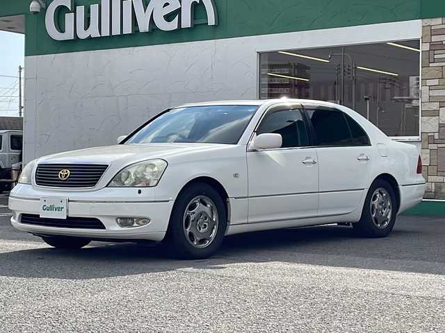 トヨタ セルシオ Cタイプ 徳島県 2002(平14)年 9.2万km 白 サンルーフ/純正フロアマット/ハーフレザーシート/前席シートヒーター/前席エアーシート/前席パワーシート/純正16インチアルミホイール/シートメモリ/純正ドアバイザー/ラジオ/DVDボイスナビゲーション/クルーズコントロール